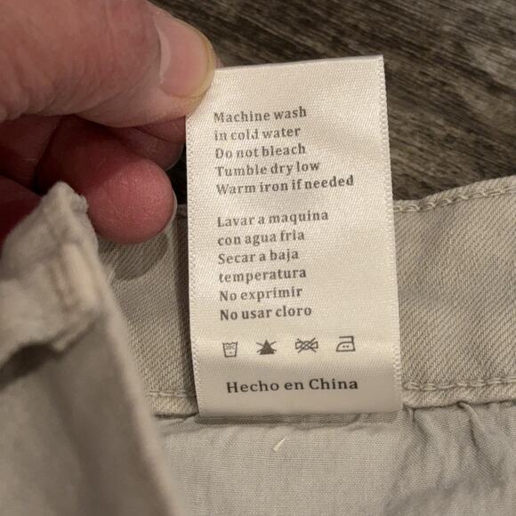 KanCan Jeans Womens 5 26 Beige Distressed Skinny Knee Rip‎ Stretch KC7210LG NWT - Picture 8 of 16